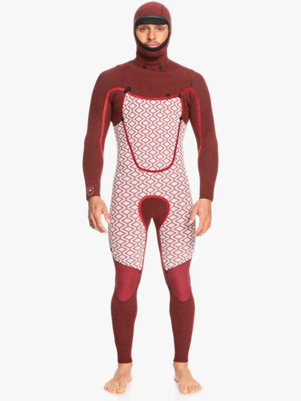 4/3mm Marathon Sessions - Hooded Chest Zip Wetsuit for Men  EQYW203028