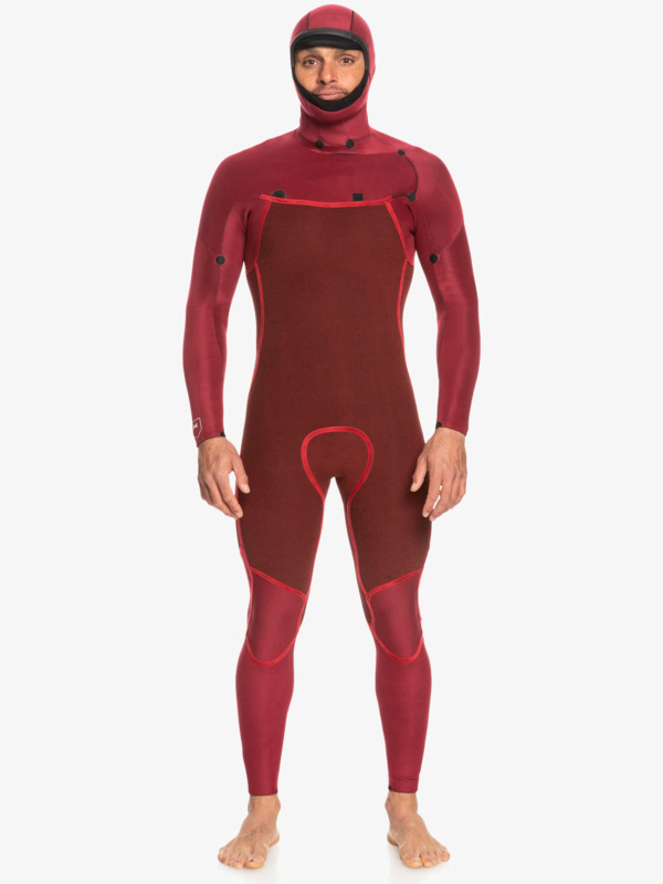 4/3mm Everyday Sessions - Hooded Chest Zip Wetsuit for Men  EQYW203029