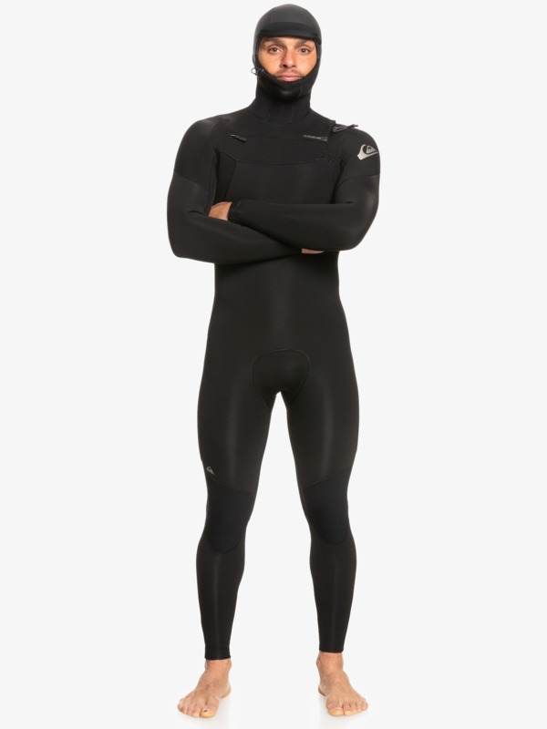 4/3mm Everyday Sessions - Hooded Chest Zip Wetsuit for Men  EQYW203029