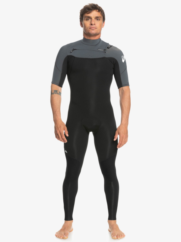 2/2mm Everyday Sessions - Short Sleeve Chest Zip Springsuit for Men  EQYW303020