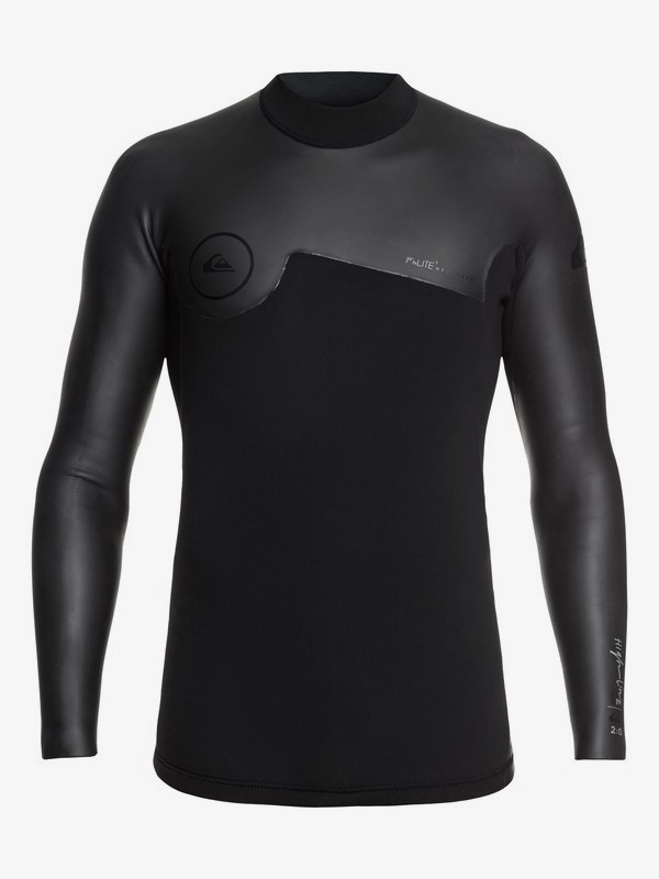 quiksilver, 2mm Highline Plus - Top de surf néoprène manches longues pour Homme, BLACK (kvj0) 0 2mm Highline Plus - Top de surf néoprène manches longues pour Homme EQYW803018 Quiksilver