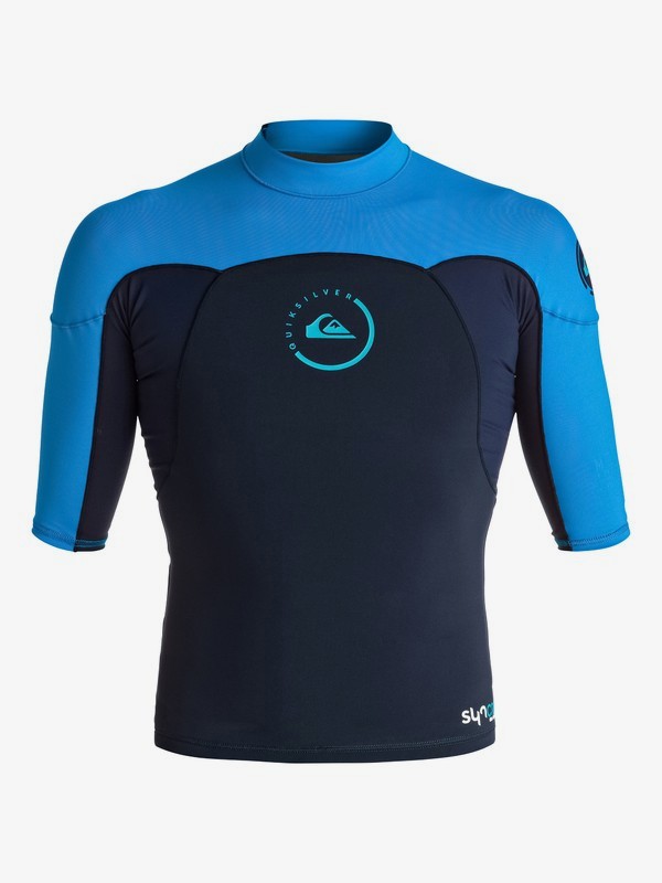 1mm Syncro Short Sleeve Neoprene Top for Men EQYW903002 Quiksilver