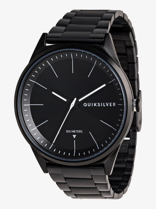 quiksilver, Bienville Metal - Analogue Watch for Men, BLACK/WHITE (xkkw) 0 Bienville Metal - Analogue Watch for Men Black EQYWA03013 Quiksilver