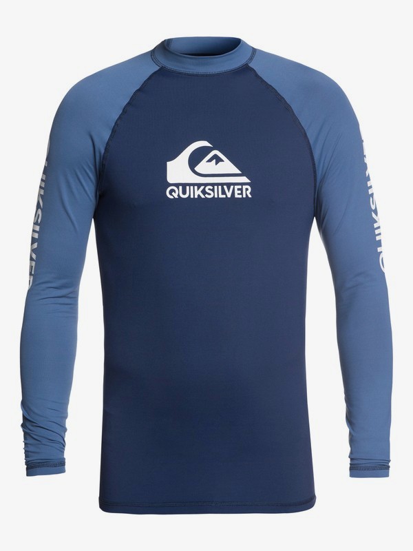 On Tour Long Sleeve UPF 50 Rash Vest for Men Quiksilver
