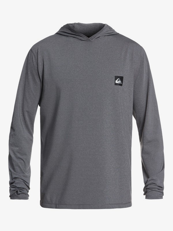 quiksilver, Salty Dog - Camiseta de Surf de Manga Larga con UPF 50 para Hombre, DARK GREY HEATHER (krph) 0 Salty Dog - Camiseta de Surf de Manga Larga con UPF 50 para Hombre Negro EQYWR03147 Quiksilver