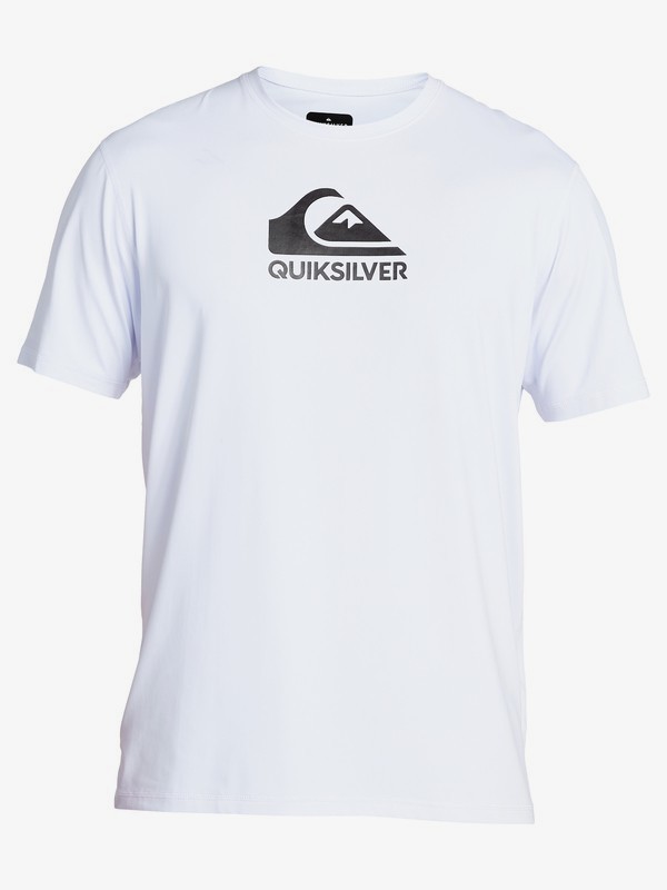 Solid Streak Short Sleeve UPF 50 Surf TShirt for Men Quiksilver