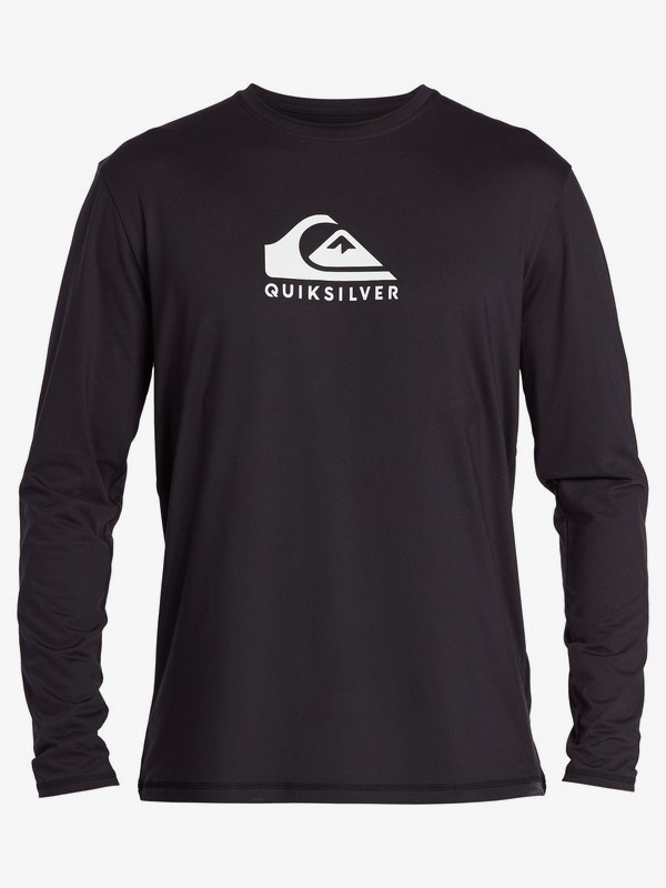 Solid Streak Long Sleeve UPF 50 Surf TShirt for Men Quiksilver