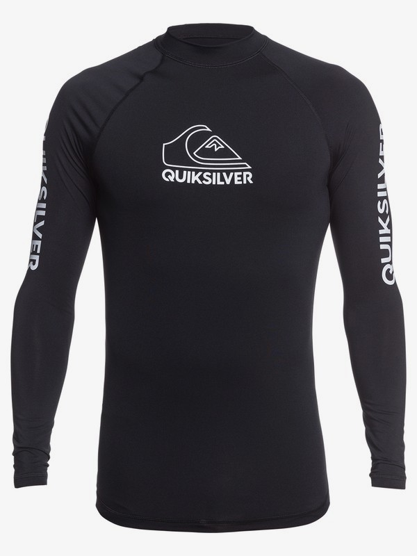 Mens On Tour Long Sleeve UPF 50 Rash Vest Quiksilver