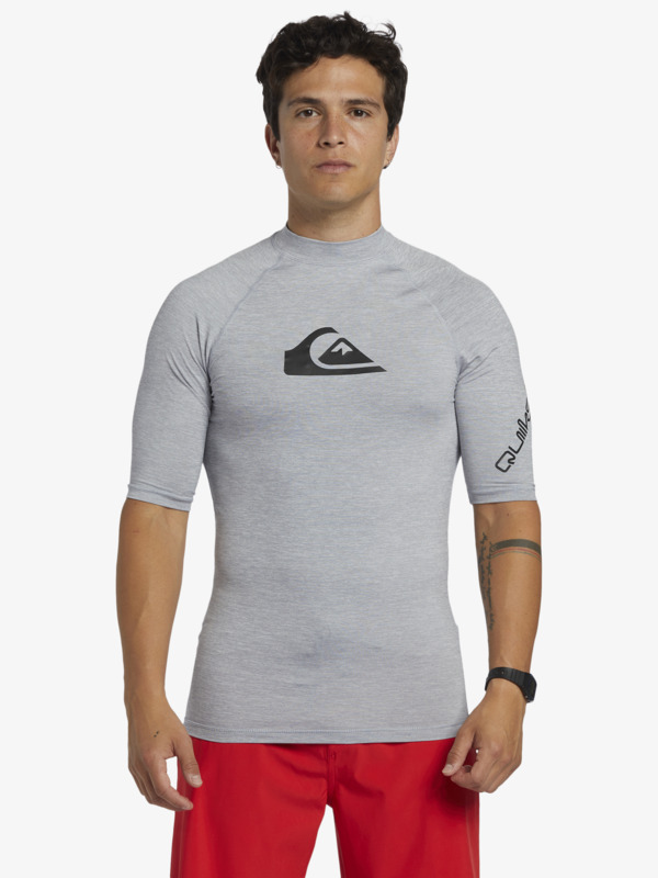 quiksilver all time short sleeve rash vest