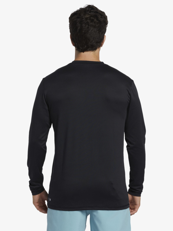 Mens Solid Streak Long Sleeve UPF 50 Surf T-Shirt | Quiksilver