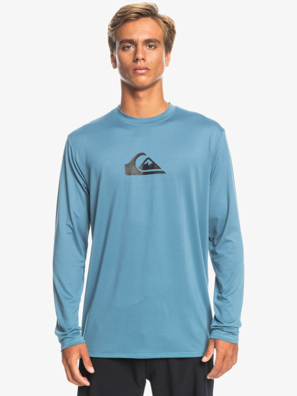 Solid Streak - Long Sleeve UPF 50 Surf T-Shirt for Men  EQYWR03385