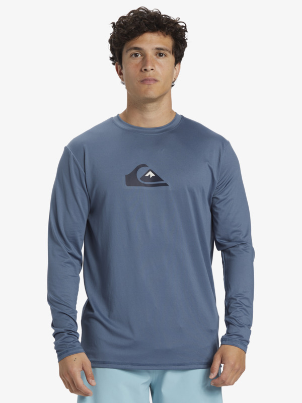 Solid Streak - Long Sleeve UPF 50 Surf T-Shirt for Men  EQYWR03385