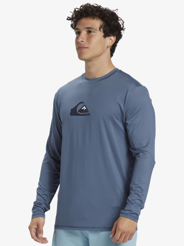 Solid Streak - Long Sleeve UPF 50 Surf T-Shirt for Men  EQYWR03385