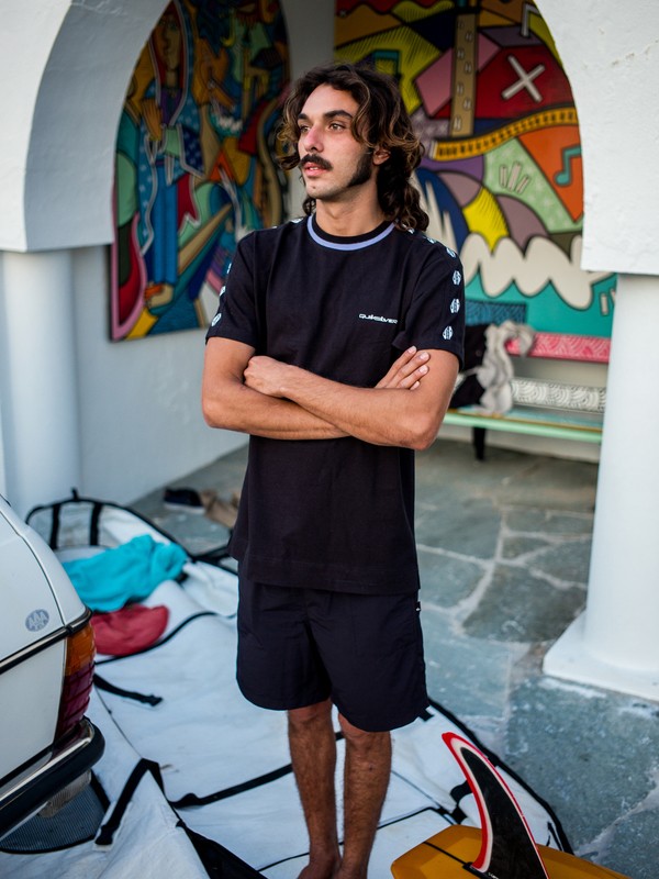 quiksilver, Originals - Elasticated Shorts for Men, BLACK (kvj0) 0 Originals - Elasticated Shorts for Men Black EQYWS03579 Quiksilver