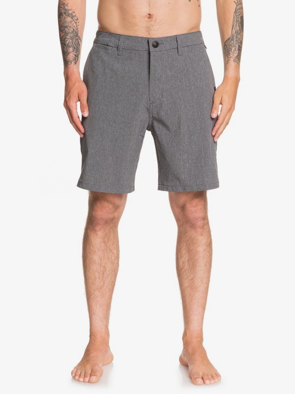 quiksilver, Union Heather 19" - Boardshort Anfibio para Hombre, BLACK (kvj0) 0 Union Heather 19" - Boardshort Anfibio para Hombre Negro EQYWS03605 Quiksilver