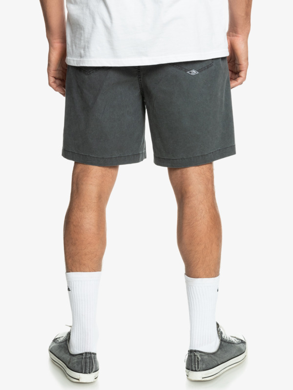 Short Chino Homme - Taille Élastique Avec Cordon - Coupe Ajustée - Poches