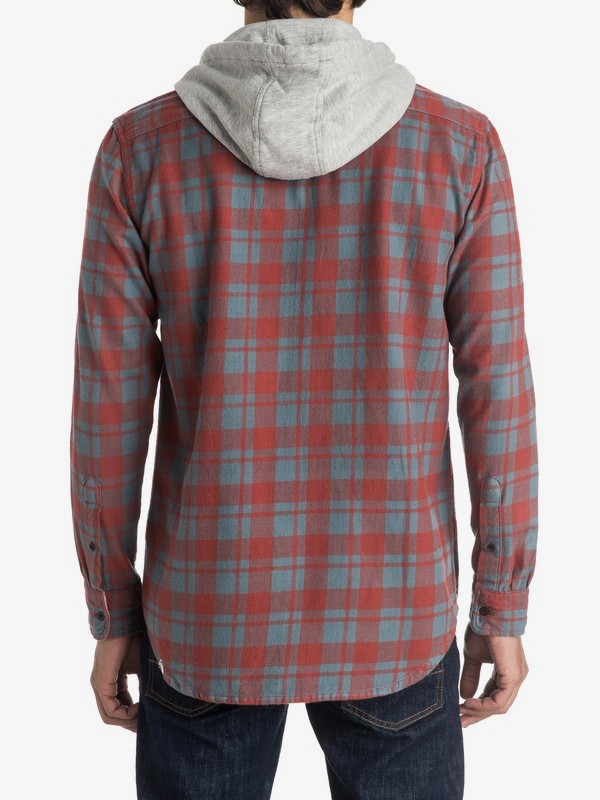 Snap Up Flannel - Long Sleeve Hooded Shirt | Quiksilver