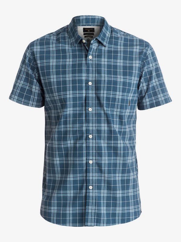 mens short sleeve check shirts uk