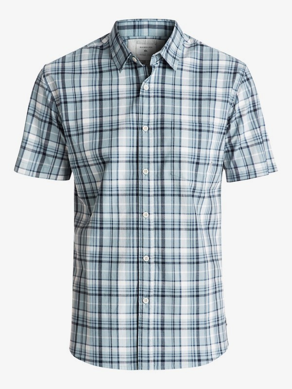 mens short sleeve check shirts uk