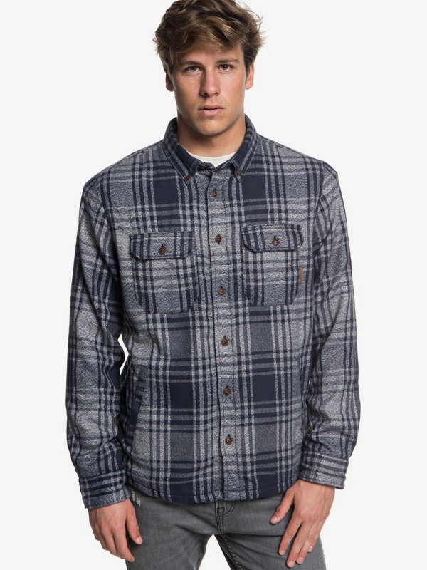 The Waffle - Long Sleeve Over Shirt for Men | Quiksilver