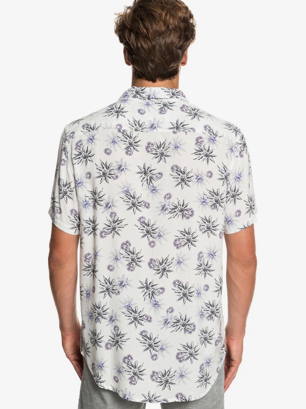Fluid Geometric Camisa de Manga Corta para Hombre Quiksilver Fluid Geometric Camisa de Manga Corta para