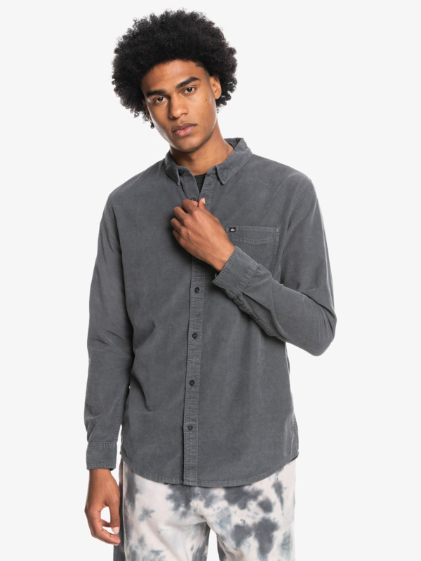 Mens Smoke Trail Long Sleeve Shirt | Quiksilver