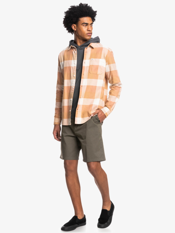 Motherfly - Long Sleeve Flannel Shirt for Men  EQYWT04330
