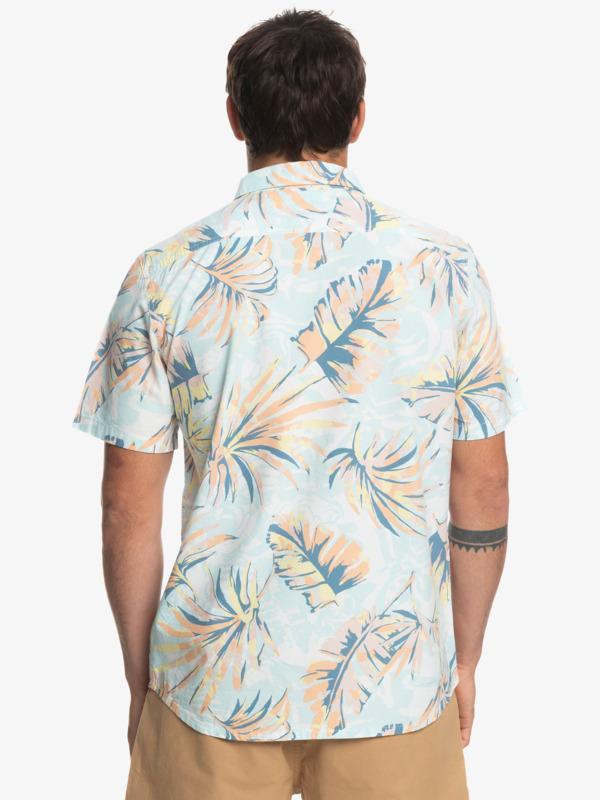 Mens Brushed Palm Short Sleeve Shirt | Quiksilver