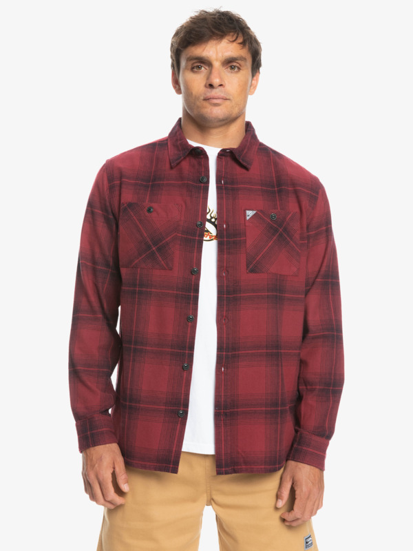 Saturn Plaid 2022 - Long Sleeve Shirt for Men EQYWT04449