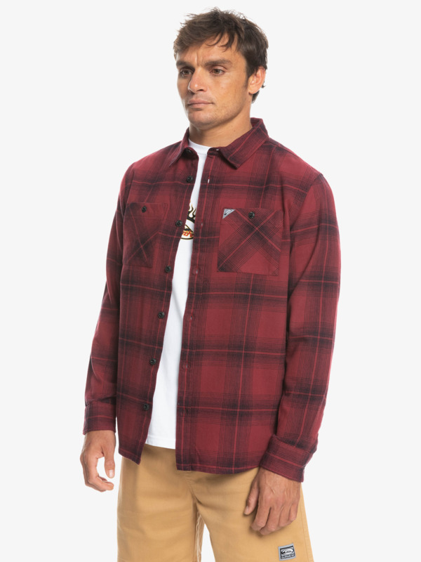 Saturn Plaid 2022 - Long Sleeve Shirt for Men EQYWT04449
