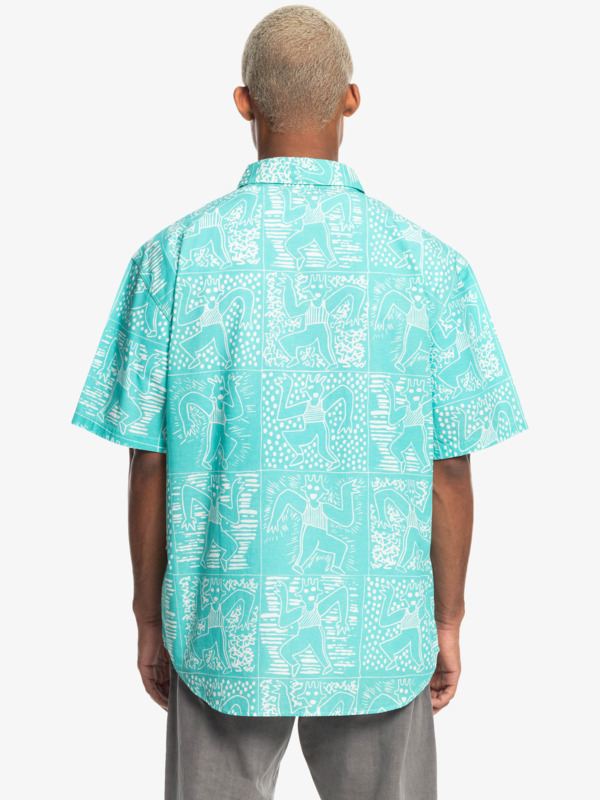 Quiksilver x Stranger Things Tribal Shirt 2022 - Short Sleeve Shirt for Men  EQYWT04451
