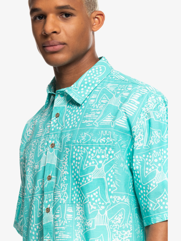 Quiksilver x Stranger Things Tribal Shirt 2022 - Short Sleeve Shirt for Men  EQYWT04451