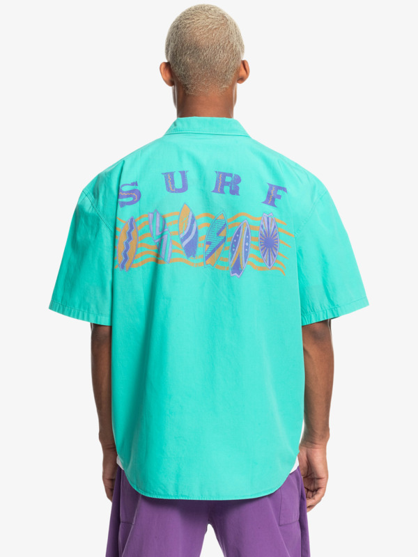 Quiksilver x Stranger Things The Mike 2022 - Short Sleeve Shirt for Men  EQYWT04452