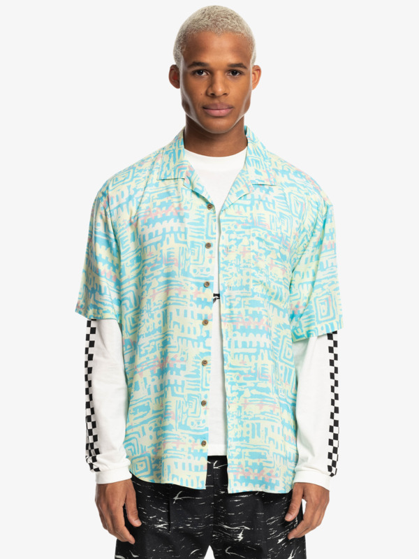 Quiksilver x Stranger Things The Argyle 2022 - Short Sleeve Shirt for Men  EQYWT04453