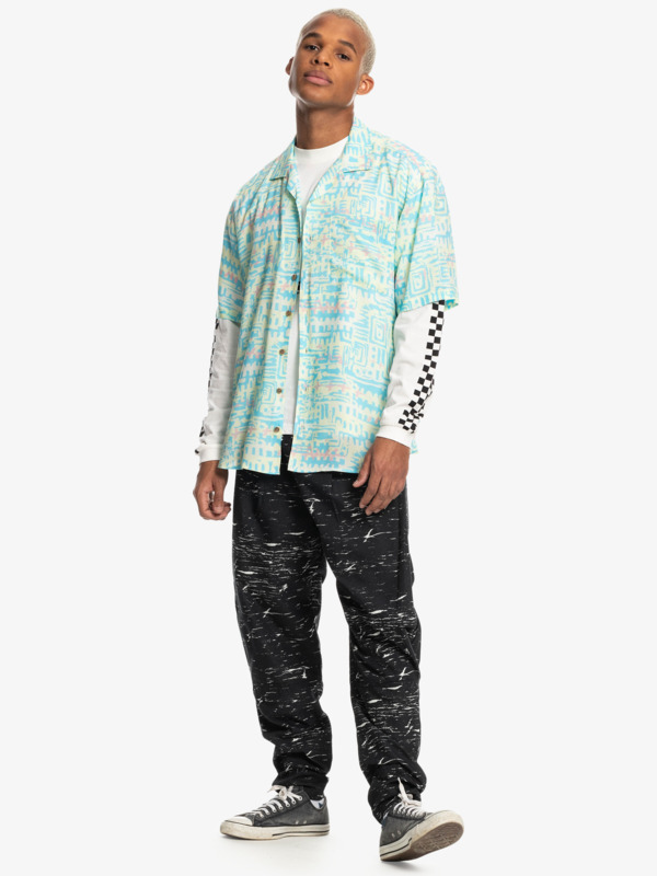 Quiksilver x Stranger Things The Argyle 2022 - Short Sleeve Shirt for Men  EQYWT04453