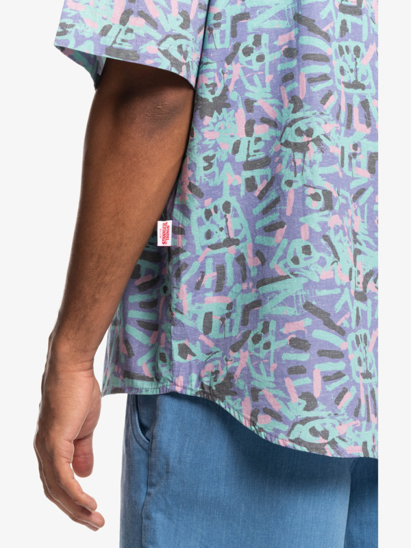 Quiksilver x Stranger Things The Lenora 2022 - Short Sleeve Shirt for Men EQYWT04454