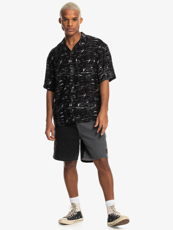Quiksilver x Stranger Things Veinscose - Short Sleeve Shirt for Men EQYWT04455