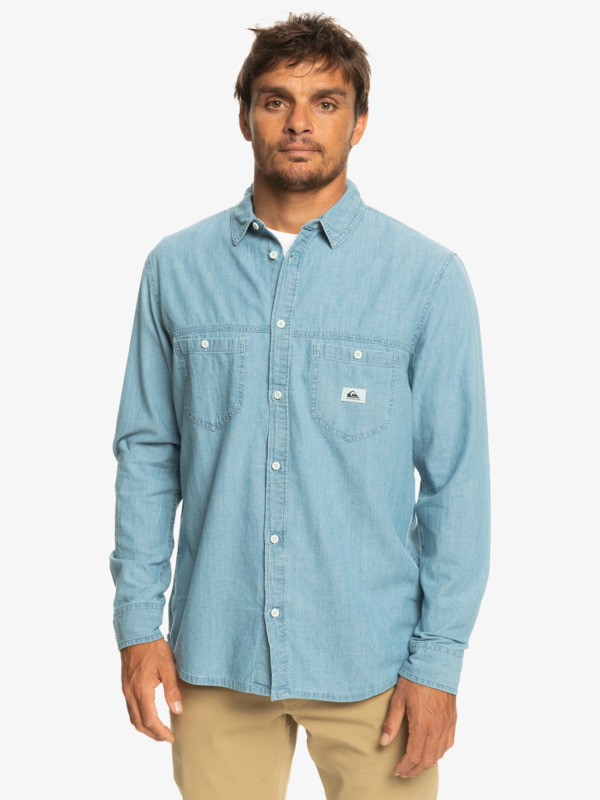 Authentic Paradise - Long Sleeve Denim Shirt for Men  EQYWT04471