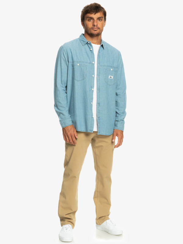 Authentic Paradise - Long Sleeve Denim Shirt for Men  EQYWT04471