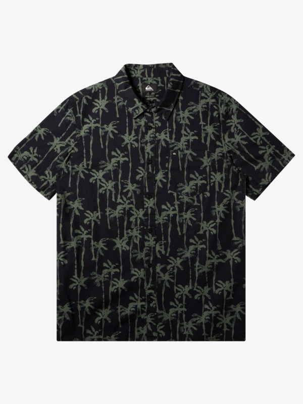 Mens Painted Palm Short Sleeve Shirt | Quiksilver