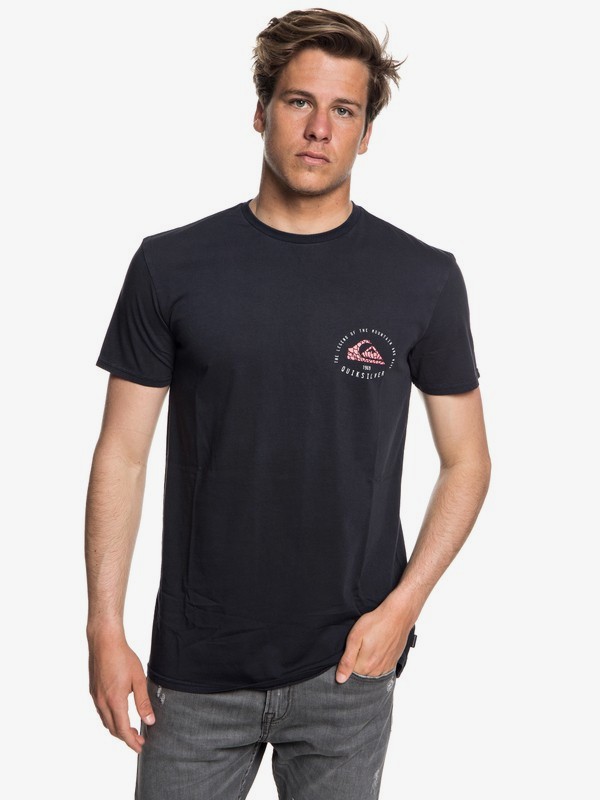 quiksilver, Rising Giant - Camiseta para Hombre, BLACK (kvj0) 0 Rising Giant - Camiseta para Hombre EQYZT05014 Quiksilver