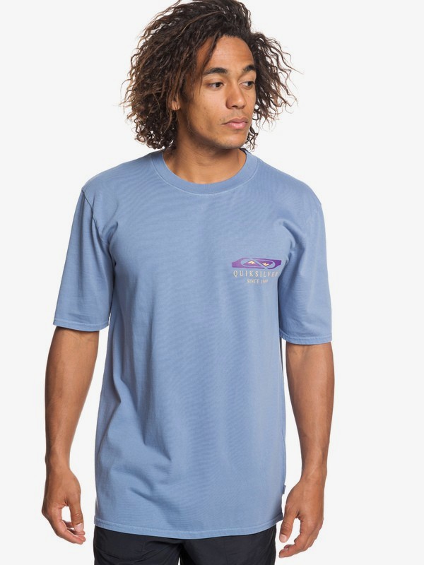 quiksilver, Furball - Camiseta para Hombre, STONE WASH (bkj0) 0 Furball - Camiseta para Hombre Azul EQYZT05251 Quiksilver