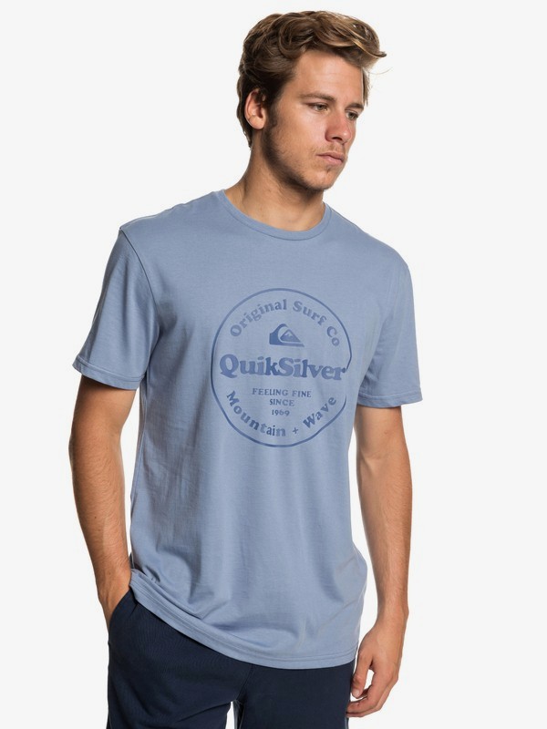 quiksilver, Secret Ingredient - Camiseta para Hombre, STONE WASH (bkj0) 0 Secret Ingredient - Camiseta para Hombre Azul EQYZT05265 Quiksilver