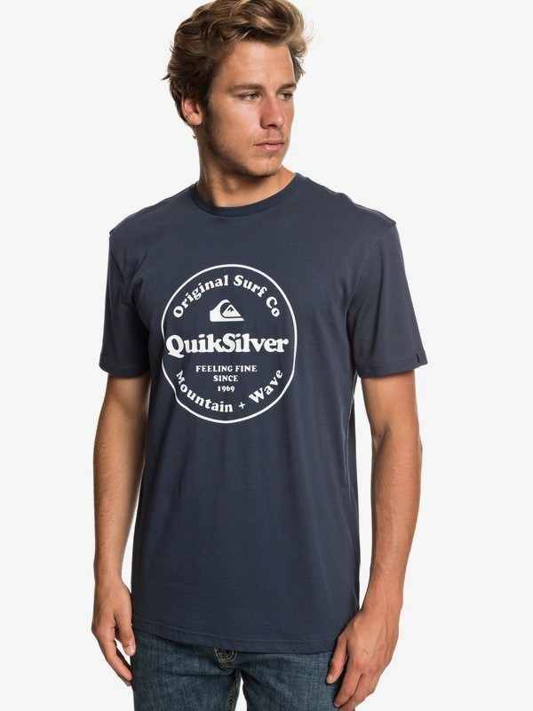 quiksilver, Secret Ingredient - Camiseta para Hombre, BLUE NIGHTS (bst0) 0 Secret Ingredient - Camiseta para Hombre Azul EQYZT05265 Quiksilver
