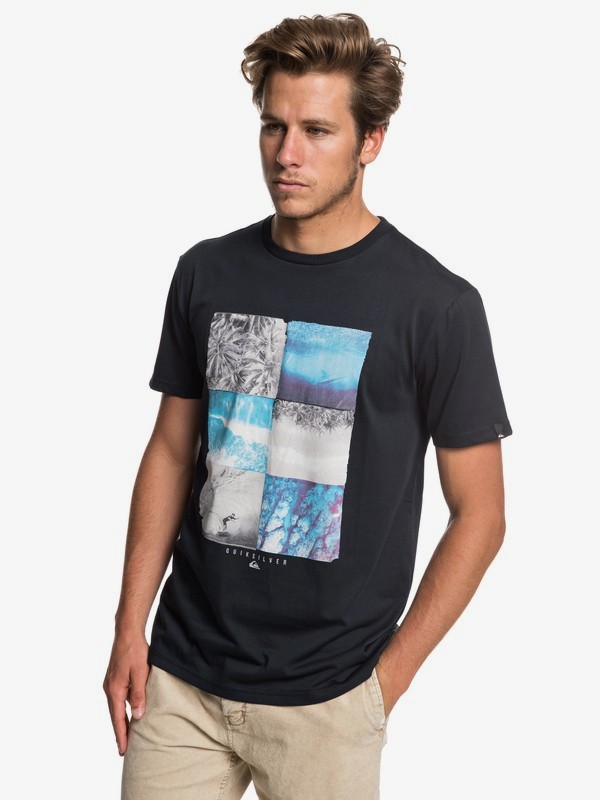 quiksilver, Футболка Photo Fun, BLACK (kvj0) 0 Футболка Photo Fun Черный EQYZT05266 Quiksilver