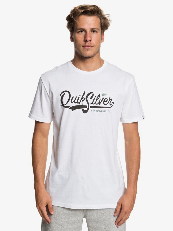 quiksilver, Quik Pool - Camiseta para Hombre, WHITE (wbb0) 0 Quik Pool - Camiseta para Hombre Blanco EQYZT05293 Quiksilver