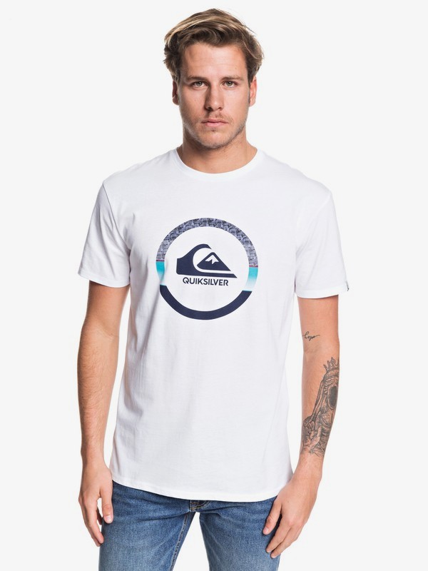 quiksilver, Snake Dreams - Camiseta para Hombre, WHITE (wbb0) 0 Snake Dreams - Camiseta para Hombre Blanco EQYZT05481 Quiksilver