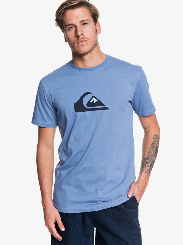 quiksilver, Comp - Camiseta para Hombre, QUIET HARBOR (blm0) 0 Comp - Camiseta para Hombre Azul EQYZT05486 Quiksilver