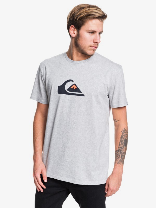 quiksilver, Comp - T-shirt pour Homme, ATHLETIC HEATHER (sgrh) 0 Comp - T-shirt pour Homme Gris EQYZT05486 Quiksilver