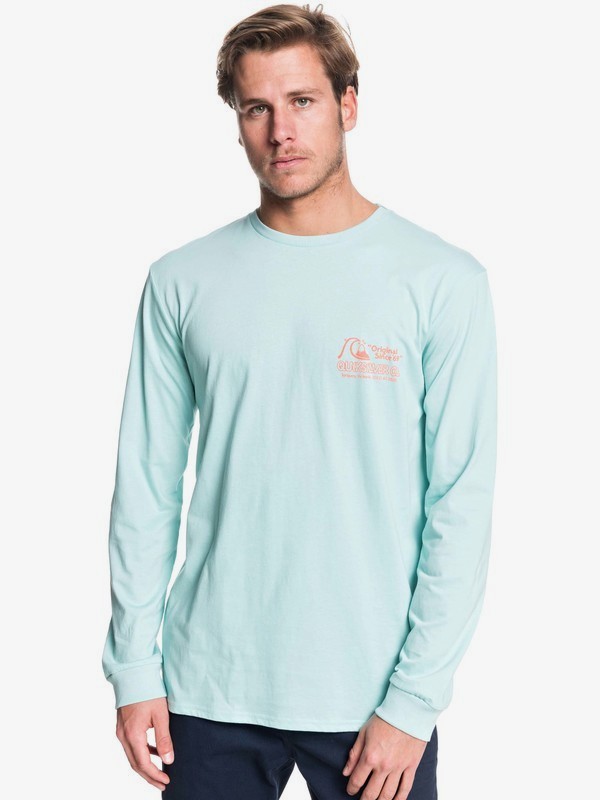 quiksilver, Daily Wax - Longsleeve für Männer, PASTEL TURQUOISE (bfq0) 0 Daily Wax - Longsleeve für Männer Blau EQYZT05507 Quiksilver